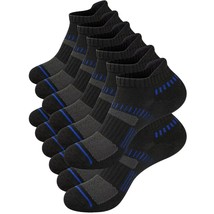 6 Pack - COOPLUS Men&#39;s Socks Ankle Socks Low Cut Cushioned Breathable - £8.45 GBP