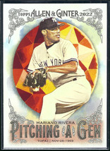 2022 Allen &amp; Ginter 3PAG-17 Mariano Rivera New York Yankees Pitching A Gem - £0.78 GBP