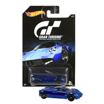Year 2015 Hw Ps Gran Turismo 1:64 Die Cast Car #4 Blue Sport Coupe Pagani Huayra - £15.97 GBP
