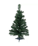 24&quot; Traditional Green Pine Artificial Christmas Tree, Unlit - £41.13 GBP