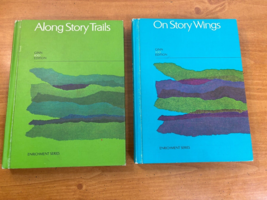 1968 School Readers On Story Wings &amp; Along Story Trails HC  Asimov &amp; Nas... - $21.95