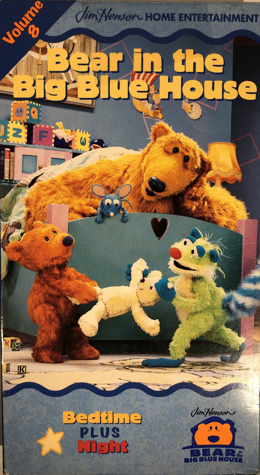 Bear in the Big Blue House-Volume 8(VHS 1999)TESTED-RARE VINTAGE-SHIPS