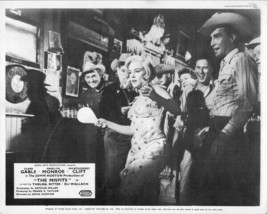 The Misfits Clark Gable Marilyn Monroe Montgomery Clift fun in bar 8x10 photo - £7.66 GBP