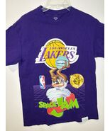 Diamond Supply Co Mens M Purple Space Jam Lakers Crew Neck T Shirt Rare New - $369.26 MXN