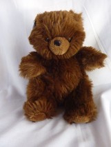 Vtg SHERIDAN Bear Brown Applause Brown 1985 Plush Stuffed Animal Soft 4150 - £11.50 GBP