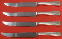 Carthage by Wallace Sterling Silver Steak Knife Set 4pc Large Texas Size... - £228.70 GBP