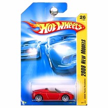 Hot Wheels 2008 New Models Tesla Roadster Convertible Red Metallic 1:64 (approx  - £15.24 GBP