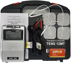 TENS 12MT Electrical Muscle Nerve Stimulator OTC-Digital 12 Modes Tens + Case - £39.45 GBP