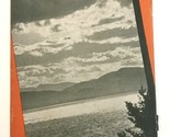 1940s-1950s Burlington Su Lago Champlain New York Ny Pubblicità Viaggio ... - $18.38