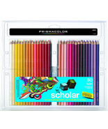 Prismacolor Scholar Colored Pencils 92808HT, 60-Count, Rich, vibrantly p... - £31.25 GBP