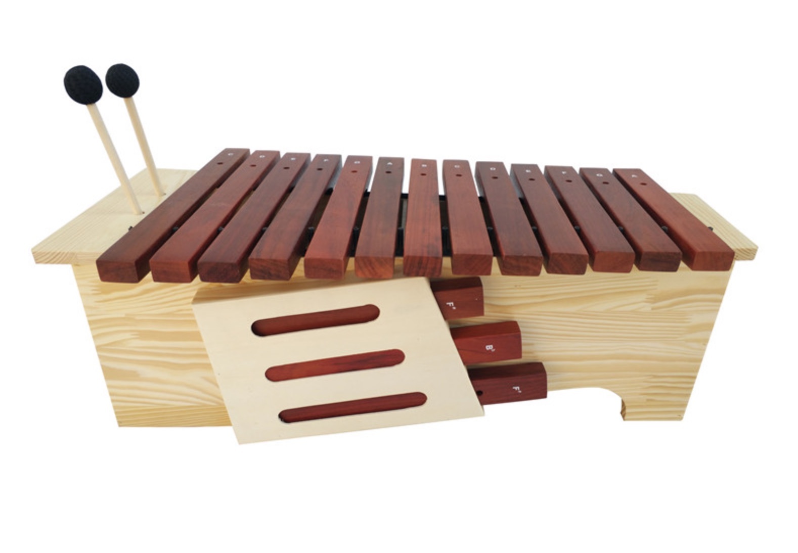 Xylophone mediant 13 tones tonal modification Box type percussion instru... - $339.00