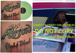 Bret Michaels Signed Poison Flesh &amp; Blood Album COA Proof Autographed Vinyl - $445.49