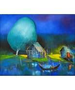 Colour of Peace, a 24 high x 32 commission original oil painting b - $4,526.23 MXN