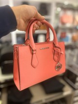Michael Kors Satchel Sheila Small Leather Center Zip Purse Womens Bag Te... - $99.00