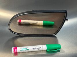 04-2008 mercedes r230 sl500 sl550 LEFT DRIVER view door mirror glass OEM - $129.87