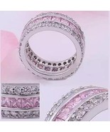 Color: Pink Stone,Size: 8 - LUMINA Pure &amp; Pink Banquet Rings - $89.57 CAD