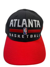 adidas Men&#39;s Atlanta Hawks 2Tone Practice Structured Adjustable Hat-Black/Red,OS - £11.10 GBP