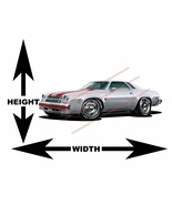 1975 Laguna S3 Hot Rod Car Art Wall Decal - $25.99+