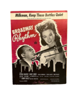 1944 Broadway Rhythm Antique Sheet Music Milkman, Keep Those Bottles Qui... - $27.34 CAD