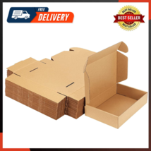 9x6x2 Inches Shipping Boxes Pack Of 50 Small Corrugated Cardboard Box Mailing - £33.65 GBP