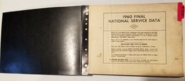 1960 1961 Final National Service Data Repair Manual and Specifications RARE - $36.50