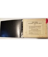 1960 1961 Final National Service Data Repair Manual and Specifications RARE - $36.50