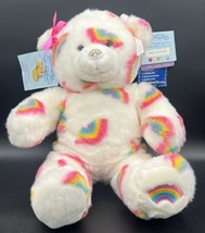 Nwt Build A Bear Summer Season Of Hugs Rainbow With Htf Pin Limited Plush Rare - £96.77 GBP