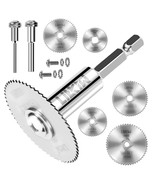 8Pcs Rotary Drill Saw Blades(With 1Pcs 1/4&quot; Hex Shank,1Pcs 1/8&quot; Round Sh... - £17.29 GBP
