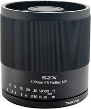 Tokina Szx 400Mm F/8 Reflex Mf Lens For Sony E, Black - £209.57 GBP