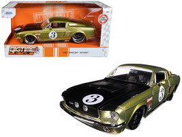 1967 Ford Shelby GT-500 #3 Gold with Matt Black Hood &quot;Big Time Muscle&quot; 1/24 Diec - £34.74 GBP