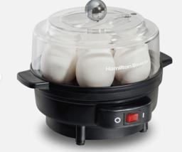 Hamilton Beach  Egg Cooker &amp; Poacher for Soft Hard Boiled w/ Ready Timer... - £18.68 GBP