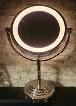 Conair BE4RLZClassic Collection Halo Double Sided Lighted Pedestal Makeup Mirror - £35.53 GBP