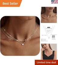 Stylish 14K Gold &amp; Silver Choker with Cubic Zirconia - Lightweight and E... - $672.55 MXN