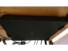 Sony PlayStation 4 PS4 Pro Under Desk Mount Holder Hides Console System Storage - £11.95 GBP