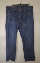 Lucky Brand Jeans Dark Denim 329 Blue Cotton Size 36 X 30 Adult Mens - £17.46 GBP