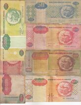 Angola, (plein De 6) Old Émission, Billets de Banque Avec Défauts / Domm... - $11.32