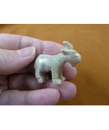 (Y-GOA-2) gray BILLY GOAT I love fair goats carving stone gemstone SOAPS... - £6.88 GBP