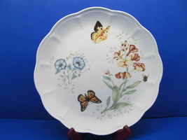 Lenox Butterfly Meadow Monarch 10 3/4&quot; Scalloped Edge Dinner Plate VGC - £11.99 GBP