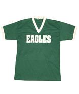 Vintage Football Jersey Shirt Women’s L Eagles Green 19 Lynette Single S... - £16.03 GBP