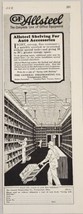 1926 Print Ad Allsteel Office Equipment,Shelving Auto Accessories Youngstown,OH - £12.21 GBP