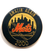 New York Mets 2000 Amazin’ Again City Skyline Enamel Baseball Team Pin S... - $274.97 MXN
