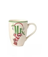 Lenox Christmas Holiday MR &amp; MR 2 Pc Porcelain Coffee Tea Mug Cup Set - ... - £15.70 GBP