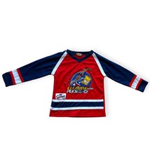 Bart Simpson Hockey Jersey 2006 youth Size Small Blue red white - £35.24 GBP
