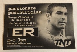 Er Tv Guide Print Ad Tnt George Clooney TPA15 - £4.67 GBP