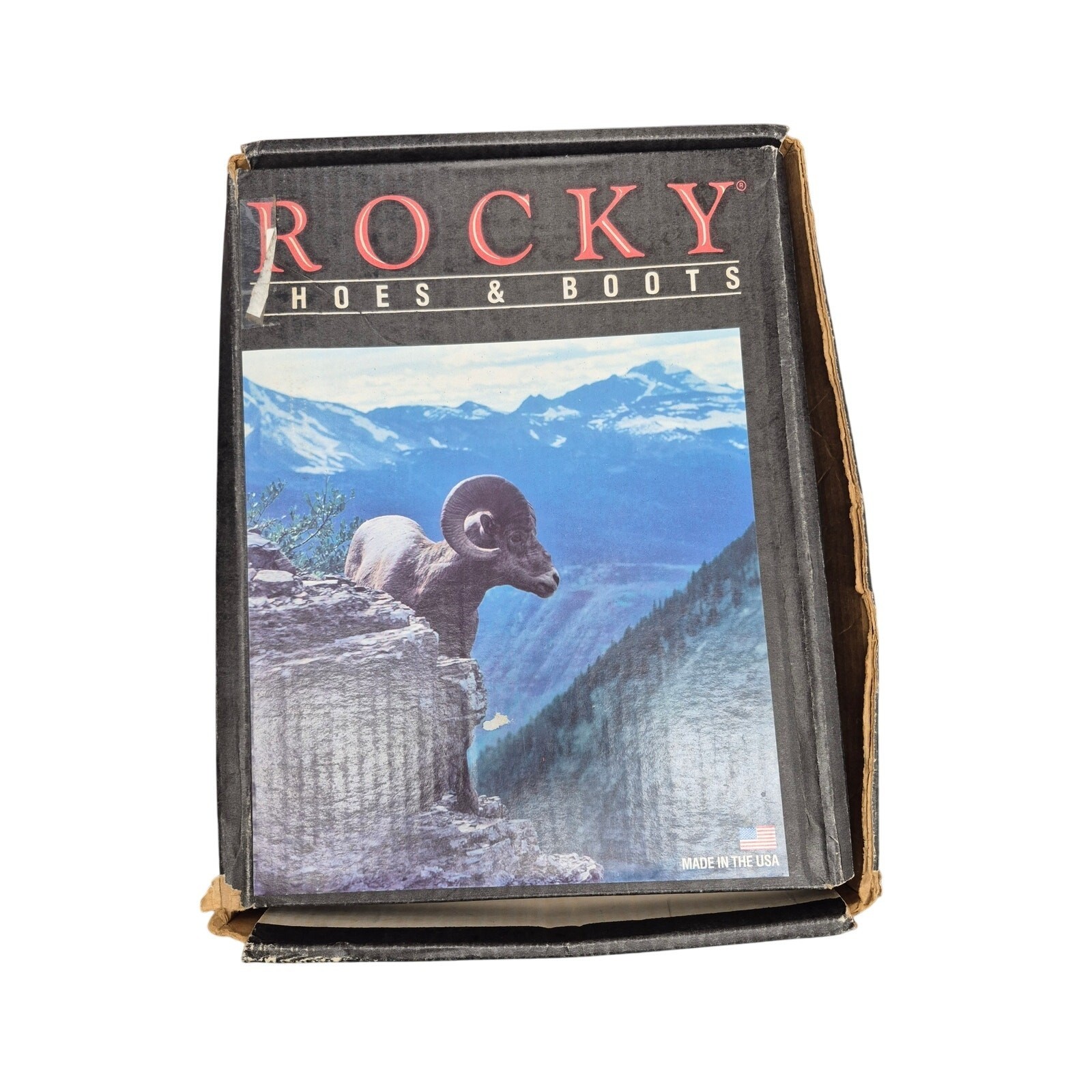 Vtg NWT Rocky Leather Hiking Boots Br/Gr Sz 10 4042 Item image 6