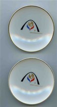 2 Host International Hotel Ceramic Plates Los Angels Airport California  - $21.78