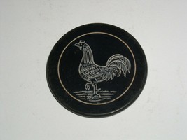 Vintage Poker Chip Chicken Early 1900&#39;s Clay or Clay Composite Bakelite? - $8.99