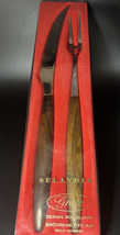 Vintage Selandia &#39;Grace&#39; Roy Blohm Carving Set From Norway — Mint Condition! - £15.80 GBP