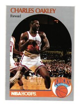 1991 Hoops 100 Superstars #67 Charles Oakley New York Knicks - £1.59 GBP