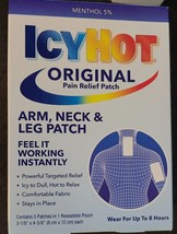 2 pkgs Icy Hot Topical Analgesic Small Arm Neck Leg 5 ct (K23) - £13.76 GBP